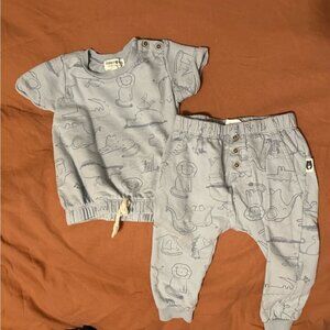 Adorable Kids Matching Set in Blue